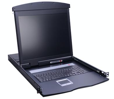 AS-9100ULD (Dual-Rail, 19” VGA LCDKVM Switch)