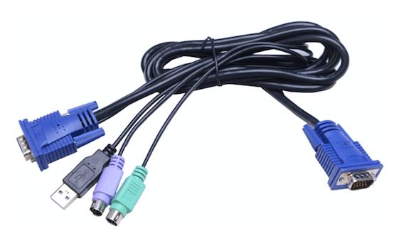 AS-9104ULS (Single Rail, VGA Series 19” LCD KVM Switch 4 Ports )